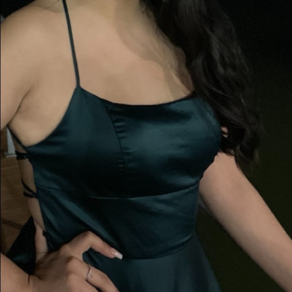 Hunter green dress